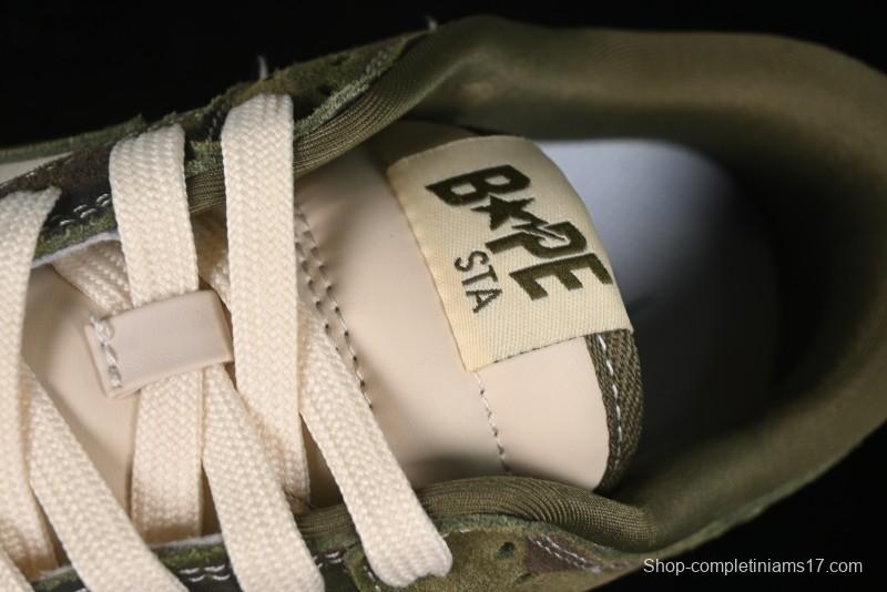 Nike SB Dunk Low Bape Collaboration - Jungle Camouflage Anniversary Custom Low-Top Casual Skate Shoes - CH6336-230