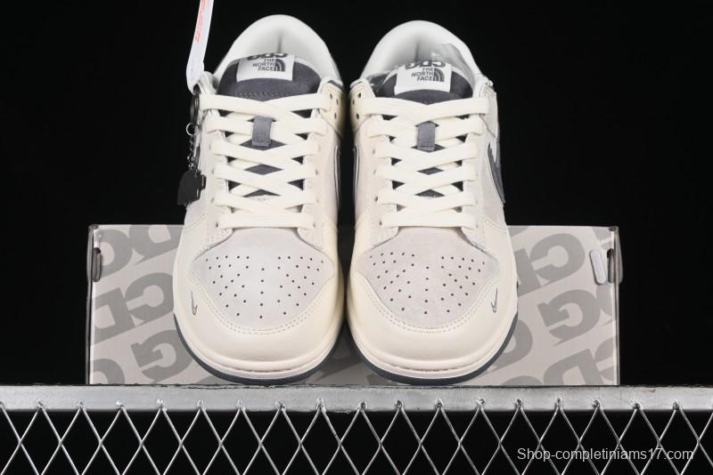 Nike SB Dunk Low The North Face Collaboration - Anniversary High-End Customized Low-Top Casual Skate Shoes - DQ1098-513