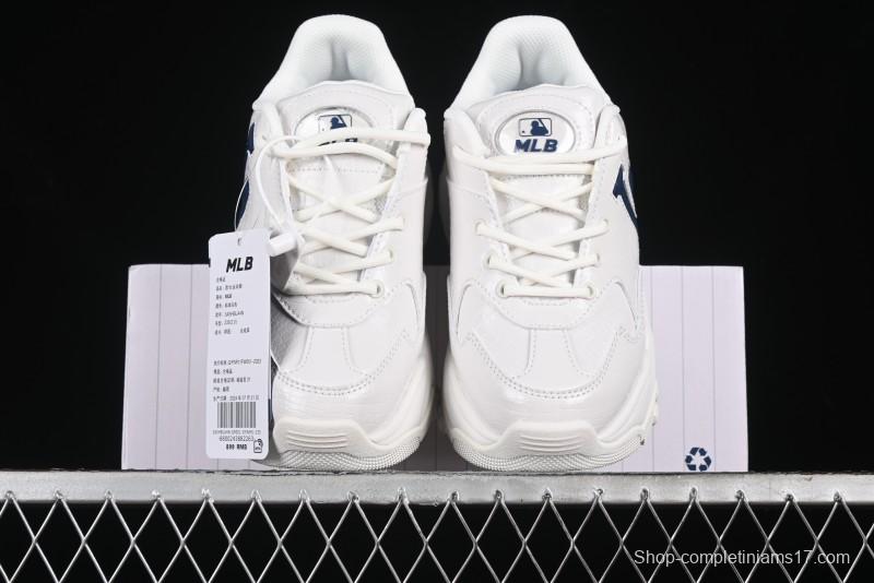 New York Yankees MLB Bigball Chunky Window Croco Thick Sole Casual Running Shoes - 3ASHBLA4N07WHS