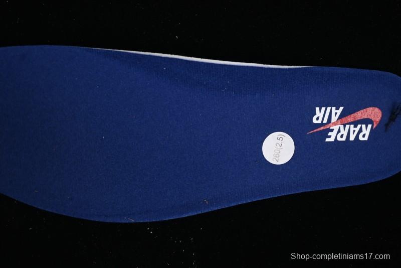 Nike Air Jordan 4 Retro Basketball Shoes in Black, Blue and Neutral Grey - FV5029-003