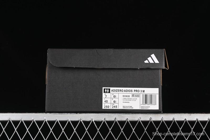 Adidas Adizero Adios Breathable Low-Top Running Shoes - ID3635