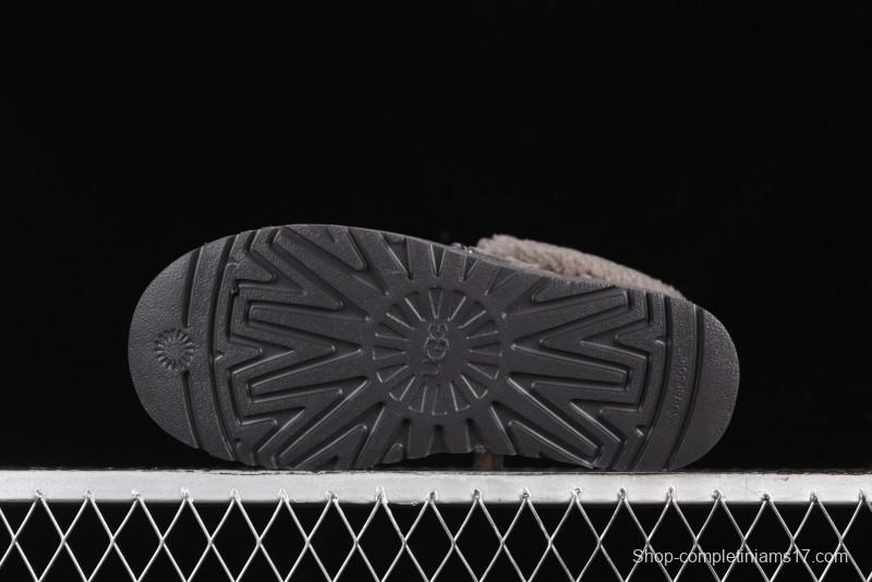 UGG Classic Mini II Fur Lace-Up Platform Mini Boots with Treadlite Outsole - 1143954