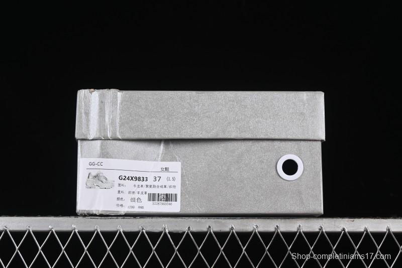 GG-CC Platform Sneakers with Chunky Sole for Casual Wear and Running - G24X9833