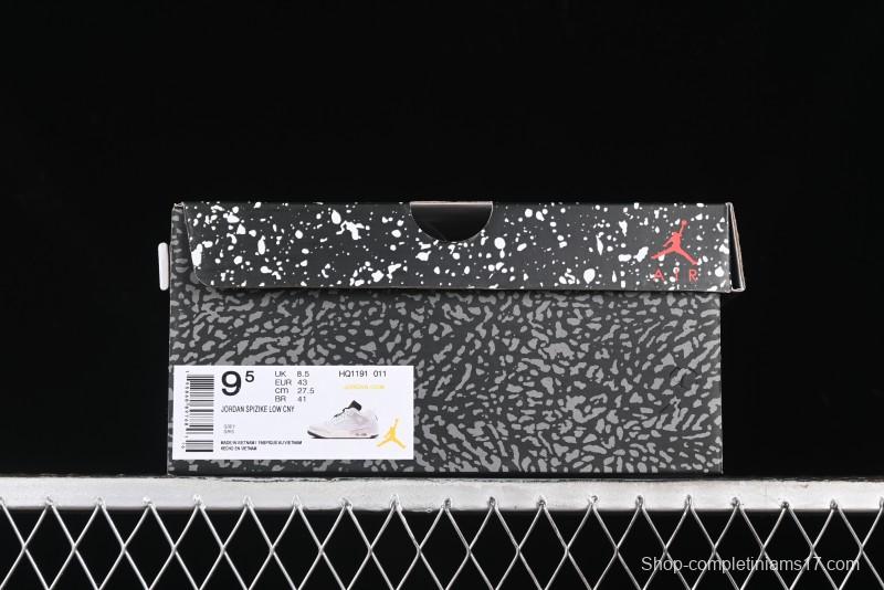 Nike Jordan Spizike Low AJ Hybrid Element All Black Crackle Color Casual Sneakers - HQ1191-011