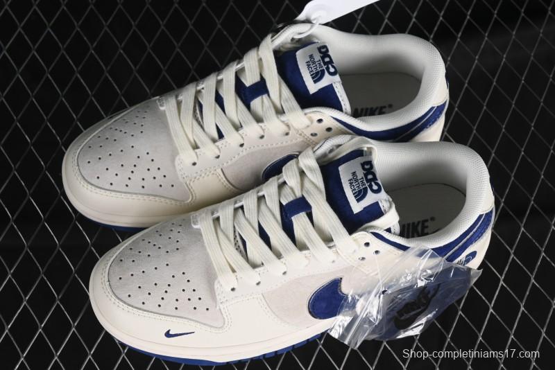 Nike SB Dunk Low The North Face Collaboration - Anniversary Edition Customized Low-Top Casual Skate Shoes - DQ10998-512