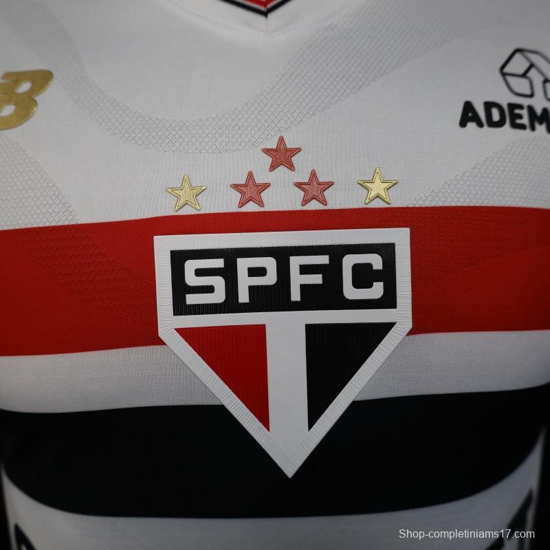 Player Version 25/26 Sao Paulo Home Jersey