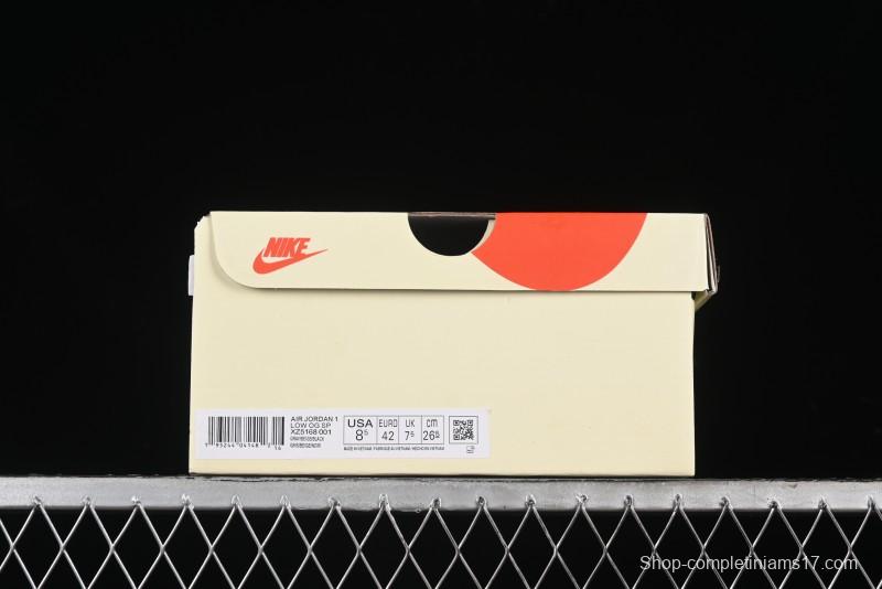 Nike Travis Scott x Fragment Design x Air Jordan 1 Low OG SP AJ1 Lifestyle Sneakers - XZ5168-001