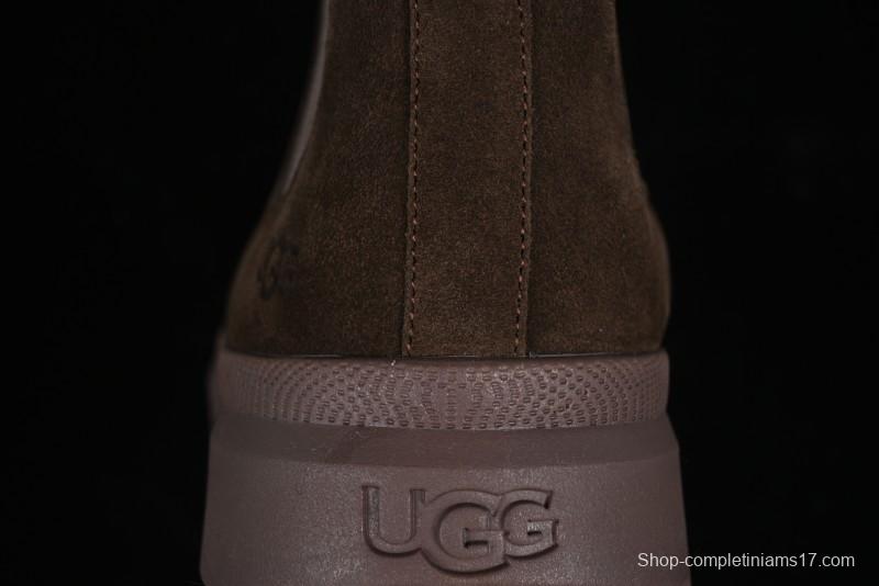 UGG Burleigh Chelsea Winter Boots for Men with Lightweight Anti-Slip Sole and Genuine Wool Leather - 1152050