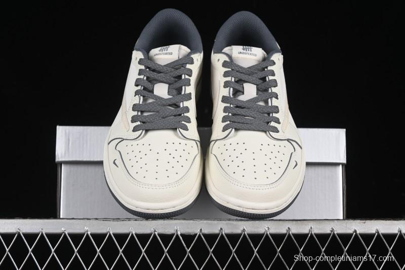 Nike Travis Scott x Fragment Design x Air Jordan 1 Low OG SP AJ1 Casual Sneakers - DM7866-018