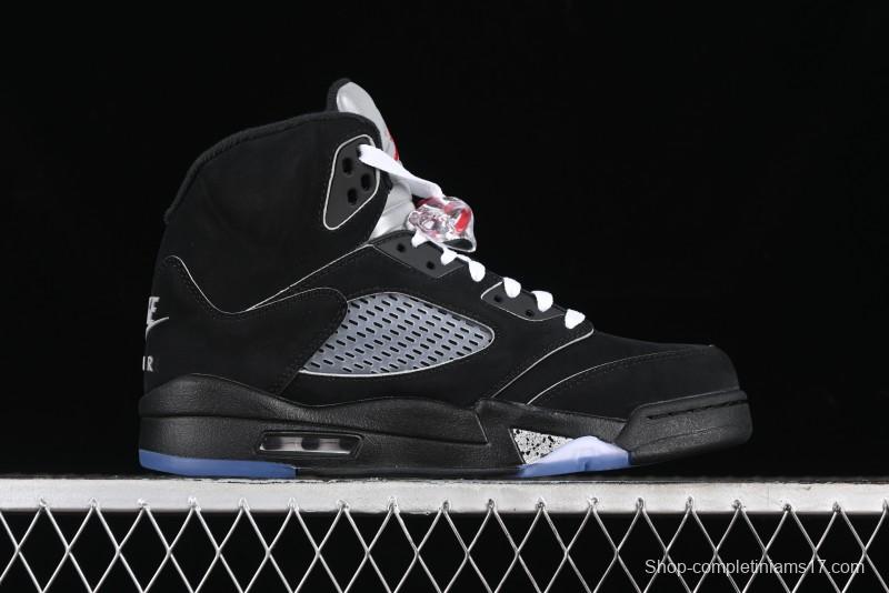 Nike Air Jordan 5 Retro Black Metallic Reimagined Basketball Shoes - HF3975-001