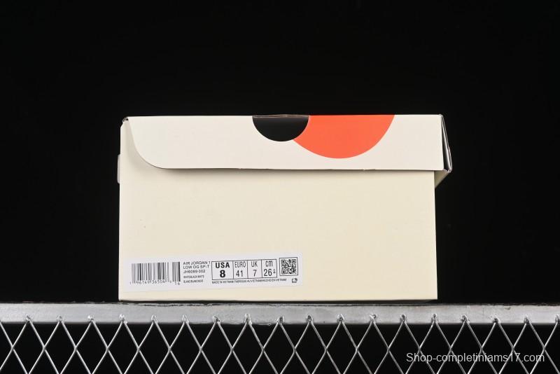 Nike Travis Scott x Fragment Design x Air Jordan 1 Low OG SP AJ1 Retro Sneakers - JH6089-002