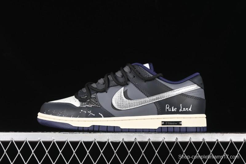 Nike Dunk Low Retro Block Street Dark Splatter Gothic Cross SB Low-top Casual Sneakers - FV8106-181