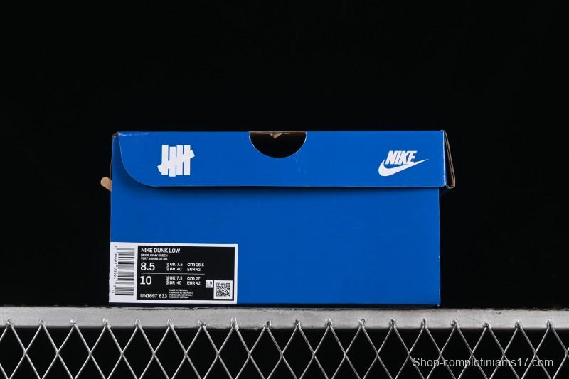 Nike SB Dunk Low x Undefeated Collaboration Casual Skate Shoes - UN1697-633