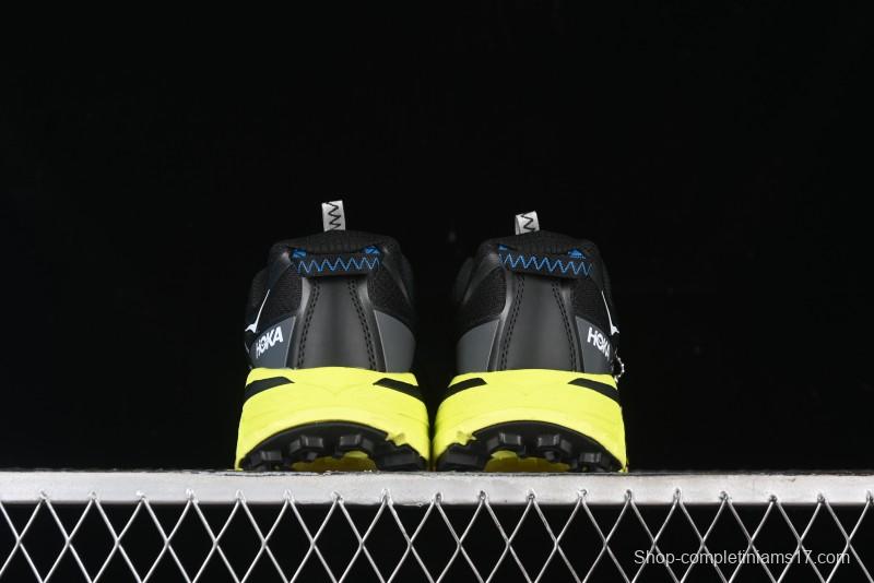 Hoka Mafate Three 2 Ultra-Lightweight Cushioned Trail Running Shoes with Vibram Outsole - 1141572 BHK