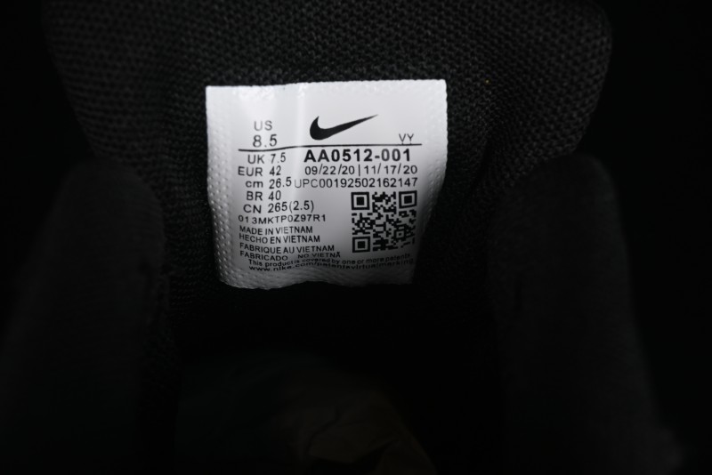Nike Air Max 1 Retro Running Shoes with Half-Sole Air Cushion - AA0512-001