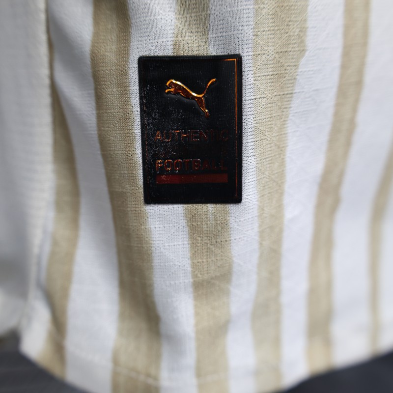 Player Version 25/26 Al Hilal White with Gold Stripes Jersey