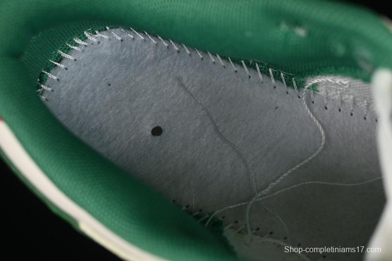 Nike SB Dunk Low Gucci Collaboration - Custom Patchwork Green Swoosh Anniversary Edition Low-Top Casual Skate Shoes - KK1688-053