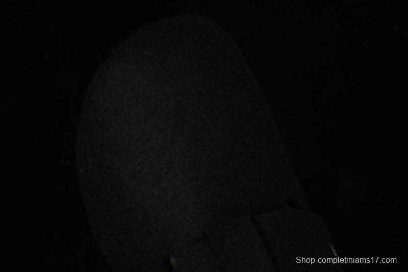 Birkenstock Half Open Toe Sandals with Smokeless Coal Wool Upper - G.D4