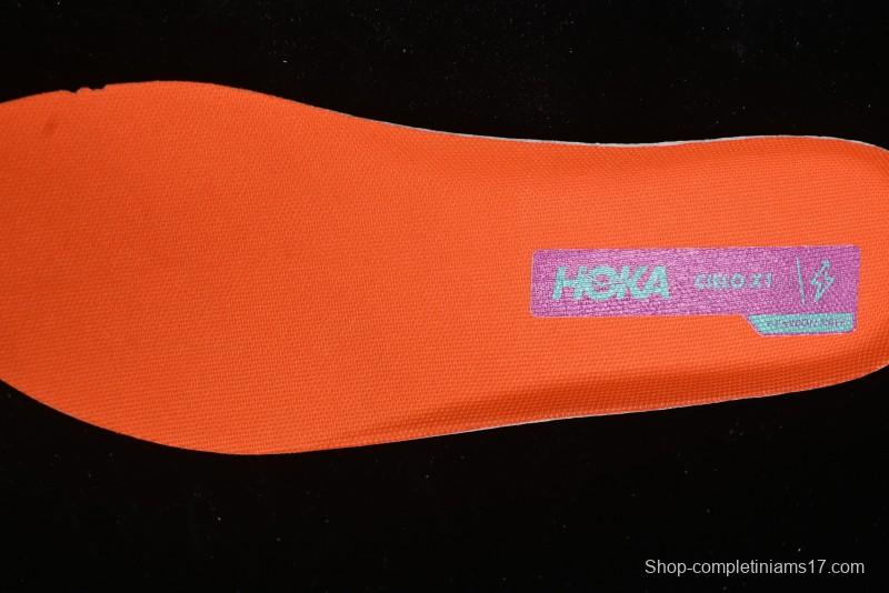 Hoka One One Cielo X1 Professional Racing Cushioned Anti-Slip Durable Training Running Shoes - 1147910 BCQ