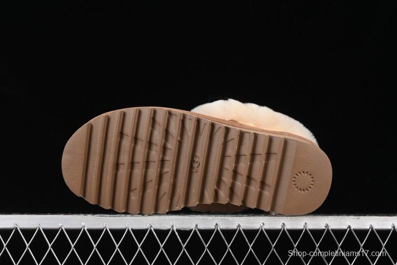 UGG Nita Platform Shearling Lined Winter Boots with Leather Upper - 1166733