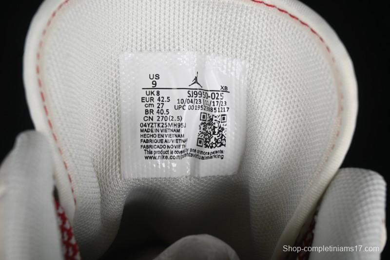 Nike Air Jordan 1 Low AJ1 Supreme Collaboration - Red Rabbit Retro Basketball Shoes - SJ9950-025