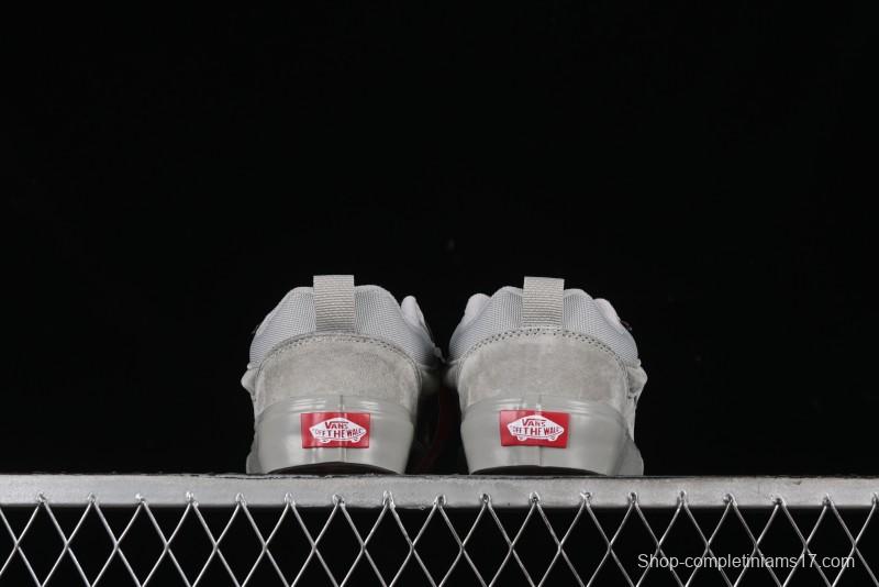 Vans Knu Skool Low Top Retro Casual Vulcanized Sneakers in Grey - VN000CRPBXC