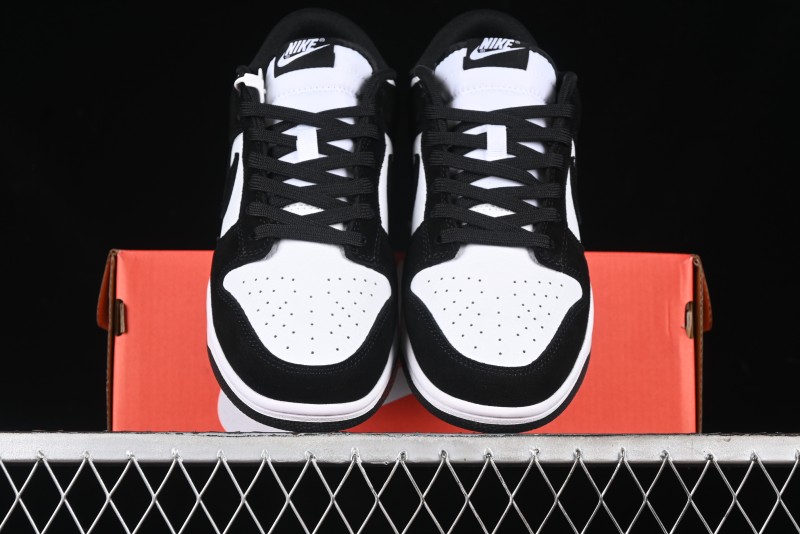 Nike Dunk Low Suede Panda Casual Sneakers - FQ8249-100