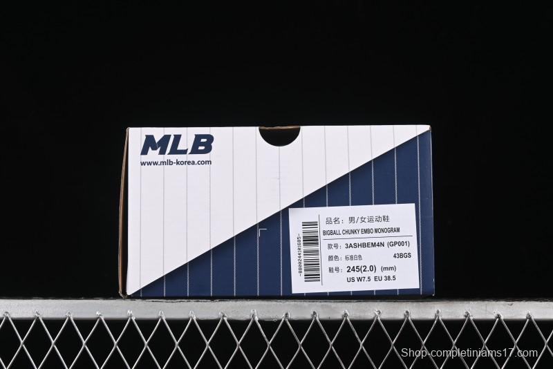 New York Yankees MLB Bigball Chunky Embo Monogram Thick Sole Sandals - 3ASHBEM4N43BGS