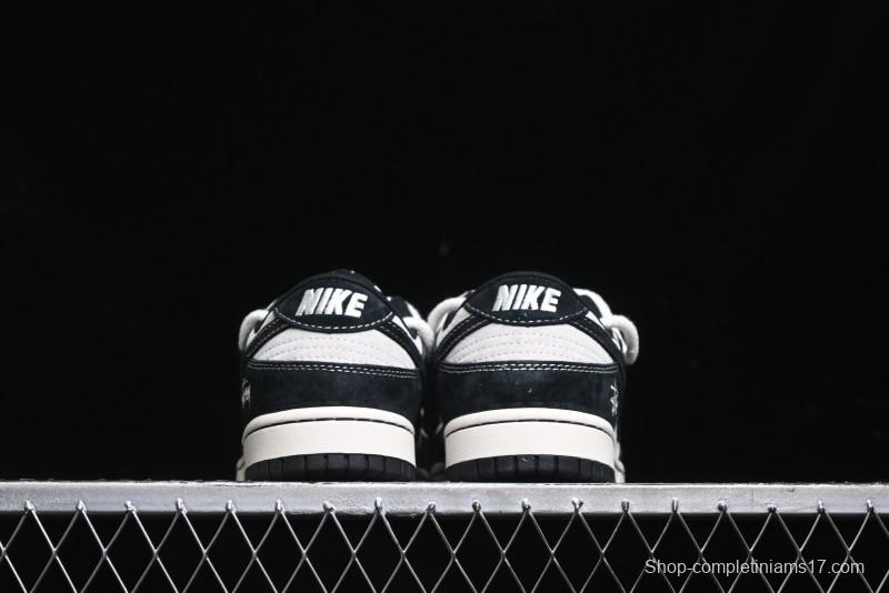 Nike SB Dunk Low Stussy Collaboration - Anniversary High-End Customized Low-Top Casual Skate Shoes - YX5066-209
