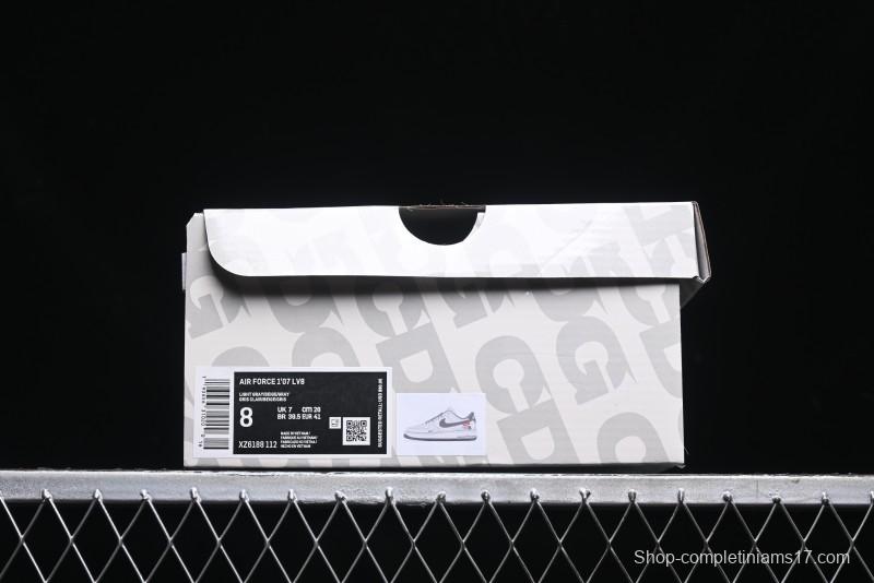 Nike Air Force 1 '07 Low Supreme The North Face Collaboration - Grey Black Red Logo - XZ6188-112