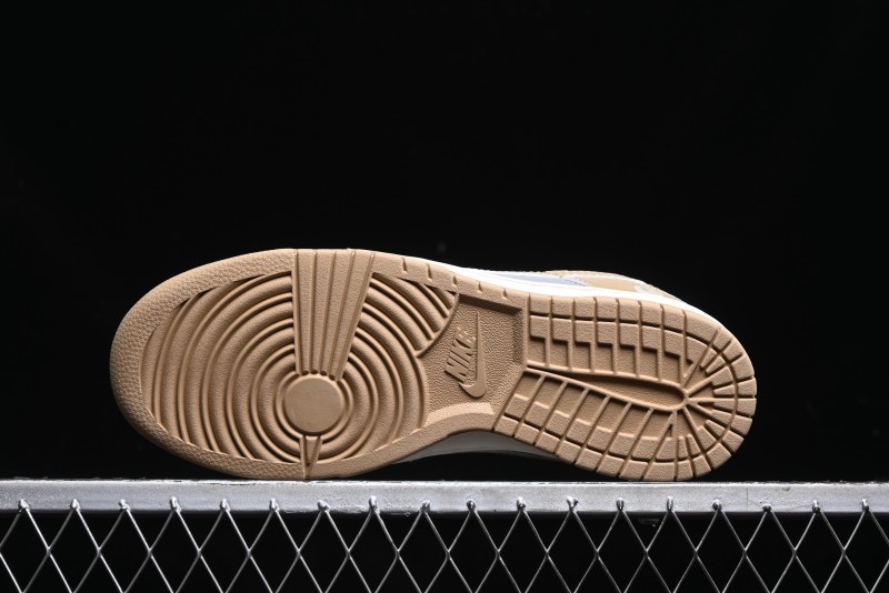 Nike SB Dunk Low BAPE Collaboration - Beige Grey Brown Anniversary Customized Low-Top Casual Sneakers - BB8969-006