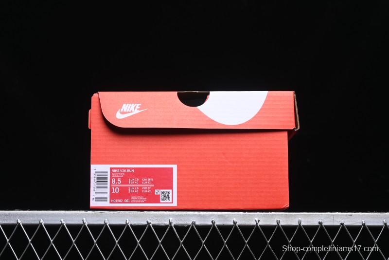 Nike Runtekk V2K Low-Top Retro Running Shoes with Cushlon Foam and Distressed Midsole - HQ1582-001