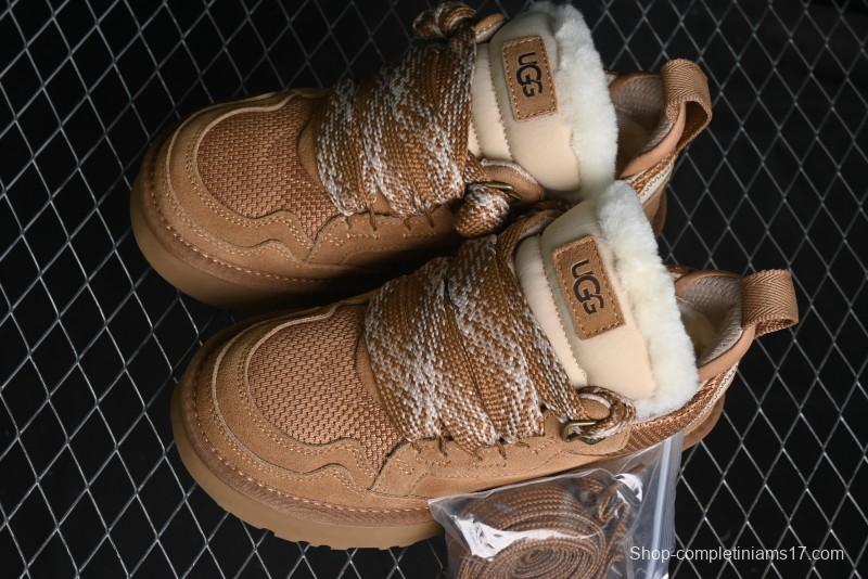 UGG Classic Ultra Mini Mel Dual Color Lace-Up Low-Top Casual Shoes - 1144032