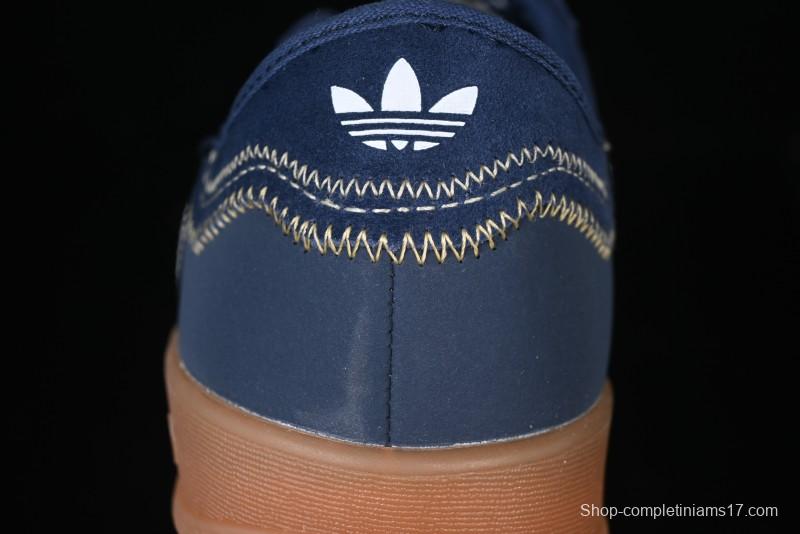 Adidas Clot x Originals Gazelle Indoor Retro Casual Slip-Resistant Wear-Resistant Low-Top Sneakers - IH3725