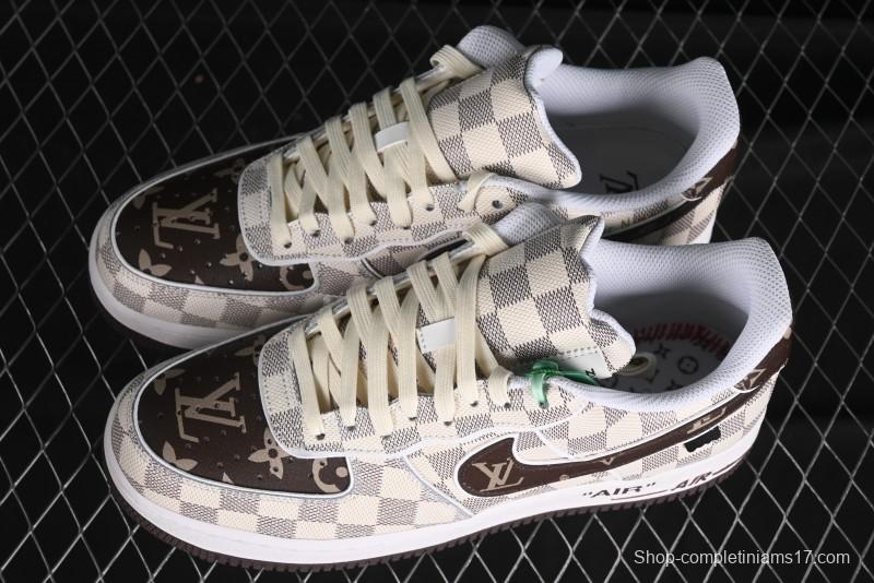 Nike Air Force 1 '07 Low Louis Vuitton Collaboration Casual Sneakers - LD4631-202