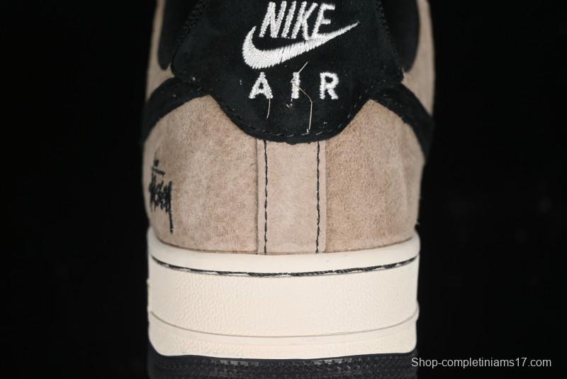 Nike Air Force 1'07 Low Stussy Collaboration - Milk Tea Low Top Casual Sneakers - XZ6188-999