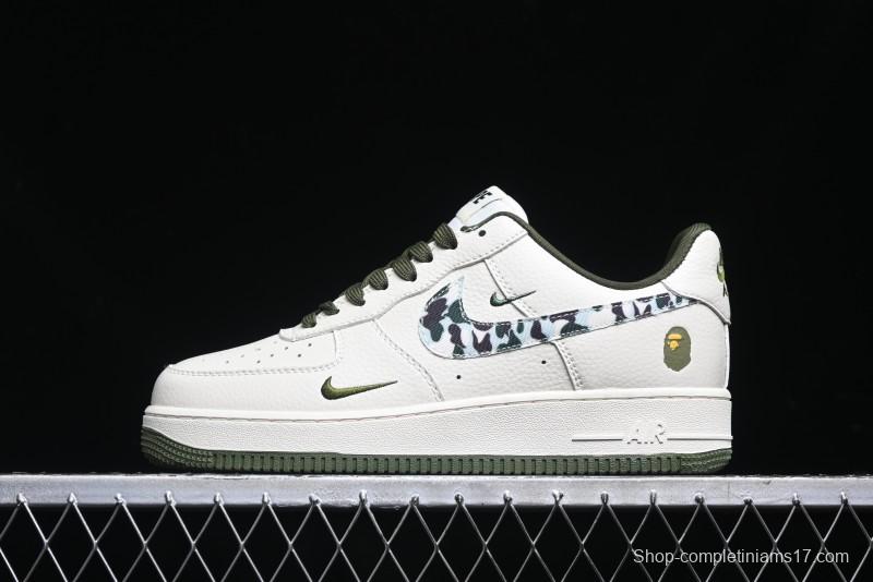 Nike Air Force 1 '07 Low BAPE Collaboration - Camo Swoosh Low-Top Casual Sneakers DF0188-012