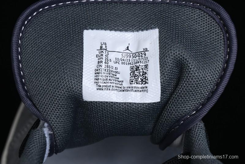 Nike Air Jordan 1 Low Stussy Collaboration Pig Grey Black Swoosh Custom Retro Basketball Shoes - SJ9950-029