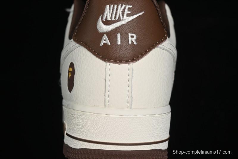 Nike Air Force 1 Low Bape Collaboration - Beige Camo Casual Sneakers - KK1988-019