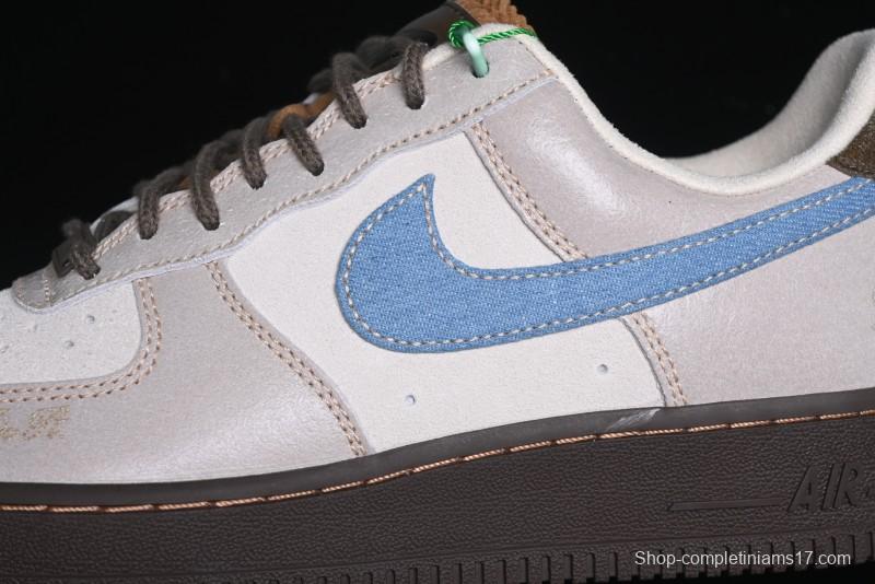Nike Air Force 1 '07 Low Casual Sneakers with Full-Length Air Cushion - HQ3458-142