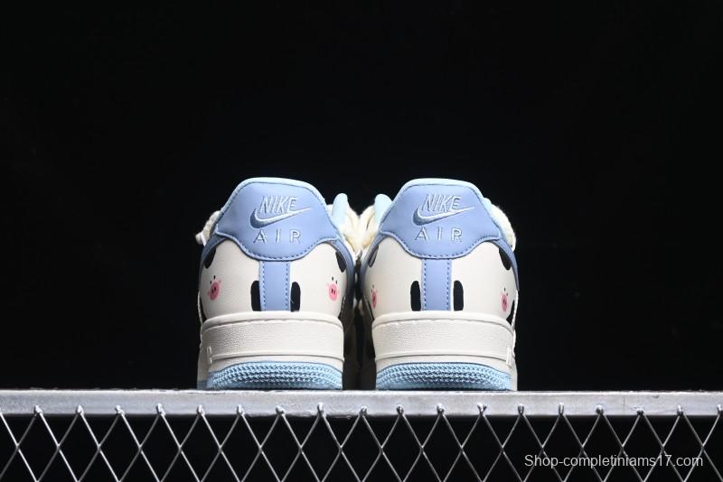 Nike Air Force 1 '07 Low Milk Pig Casual Lace-Up Sneakers - BD7701-110