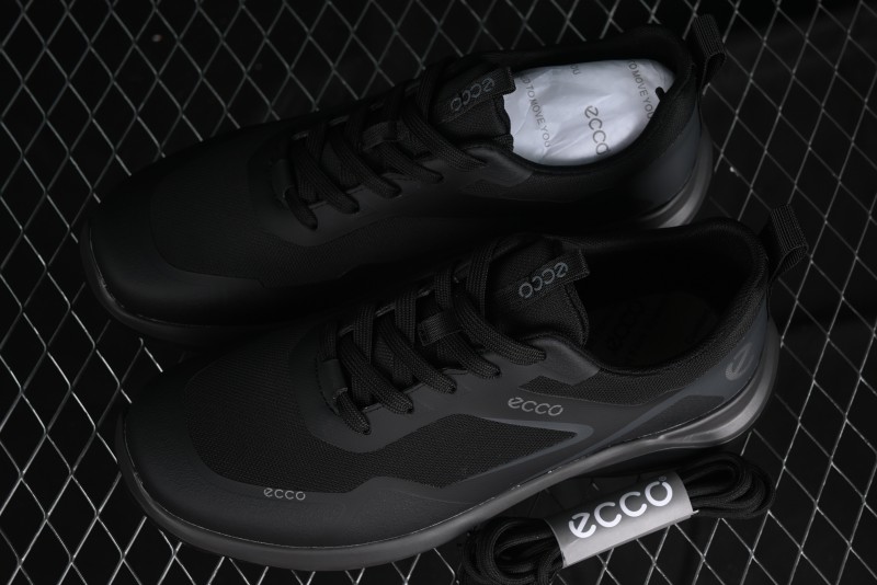 ECCO DRIVE Series Outdoor Waterproof Breathable Slip-Resistant Retro Fashion Patchwork Hiking Shoes - 88259401001