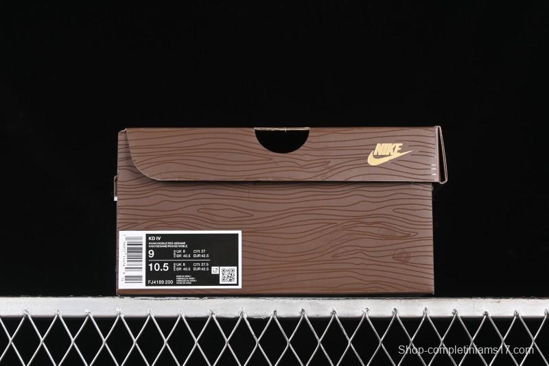 Nike KD 4 Galaxy All Star Basketball Shoes with Zoom Air Cushion and Lightning Traction - FJ4189-200