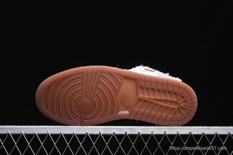 Nike Air Jordan 1 Low AJ1 Panda Prank Qixi Themed Retro Basketball Shoes with Special Graffiti Design - FZ5046-041