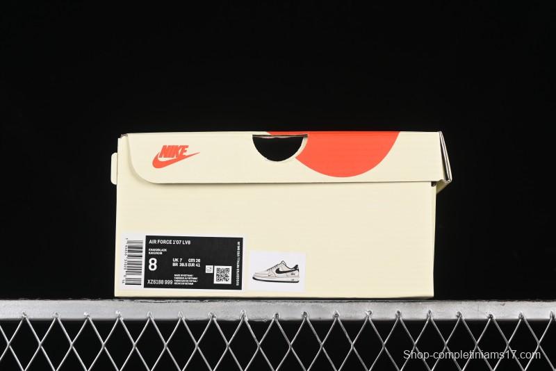 Nike Air Force 1'07 Low Stussy Collaboration - Milk Tea Low Top Casual Sneakers - XZ6188-999