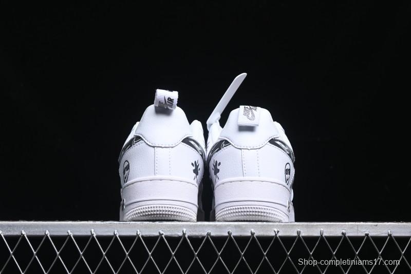 Nike Air Force 1 '07 Low "Smiley Face" Casual Sneakers - FB8971-020