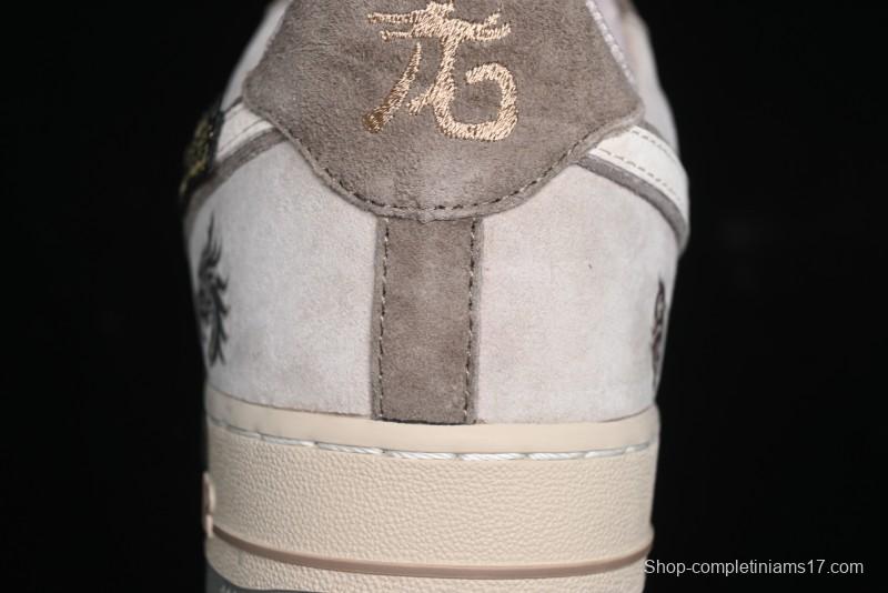 Nike Air Force 1 Low "Green Dragon Crescent Blade" Casual Sneakers - CD1212-555