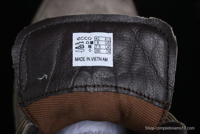 ECCO Cool Series Workwear Leather Anti-Slip Platform Chelsea Boots - 63890801001