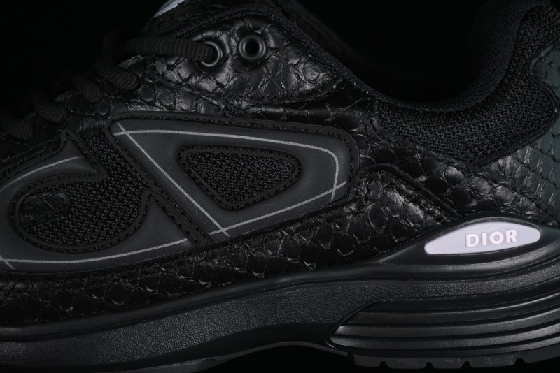 Dior B30 Sneakers with Reflective CD30 Logo and Lightweight Rubber Sole - CD30