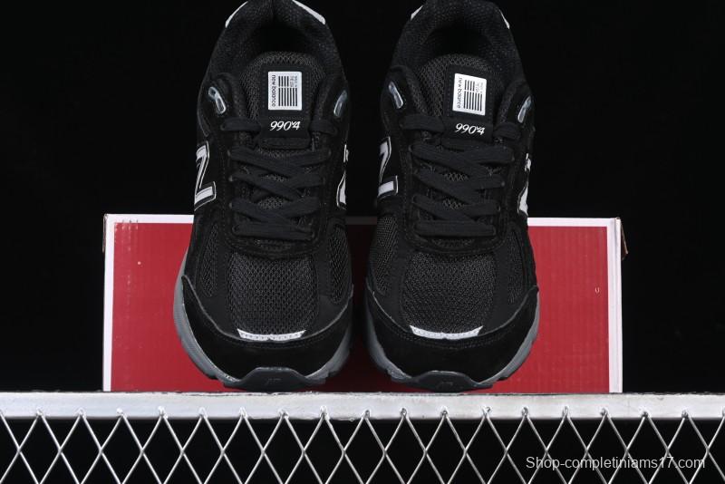 New Balance 990 Series Premium Retro Running Shoes with Carbon Fiber Midsole - M990BK4